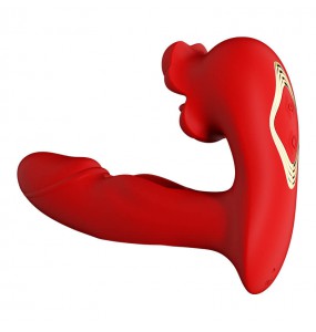 MizzZee - French Kiss Tongue Slap Vibrating Egg (Support APP Mini Programs - Chargeable)